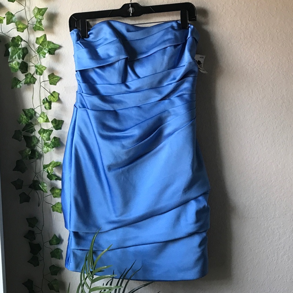 Davids bridal Blue Dress